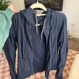 Lululemon navy workout jacket
